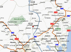 Travelling to Abanilla Murcia